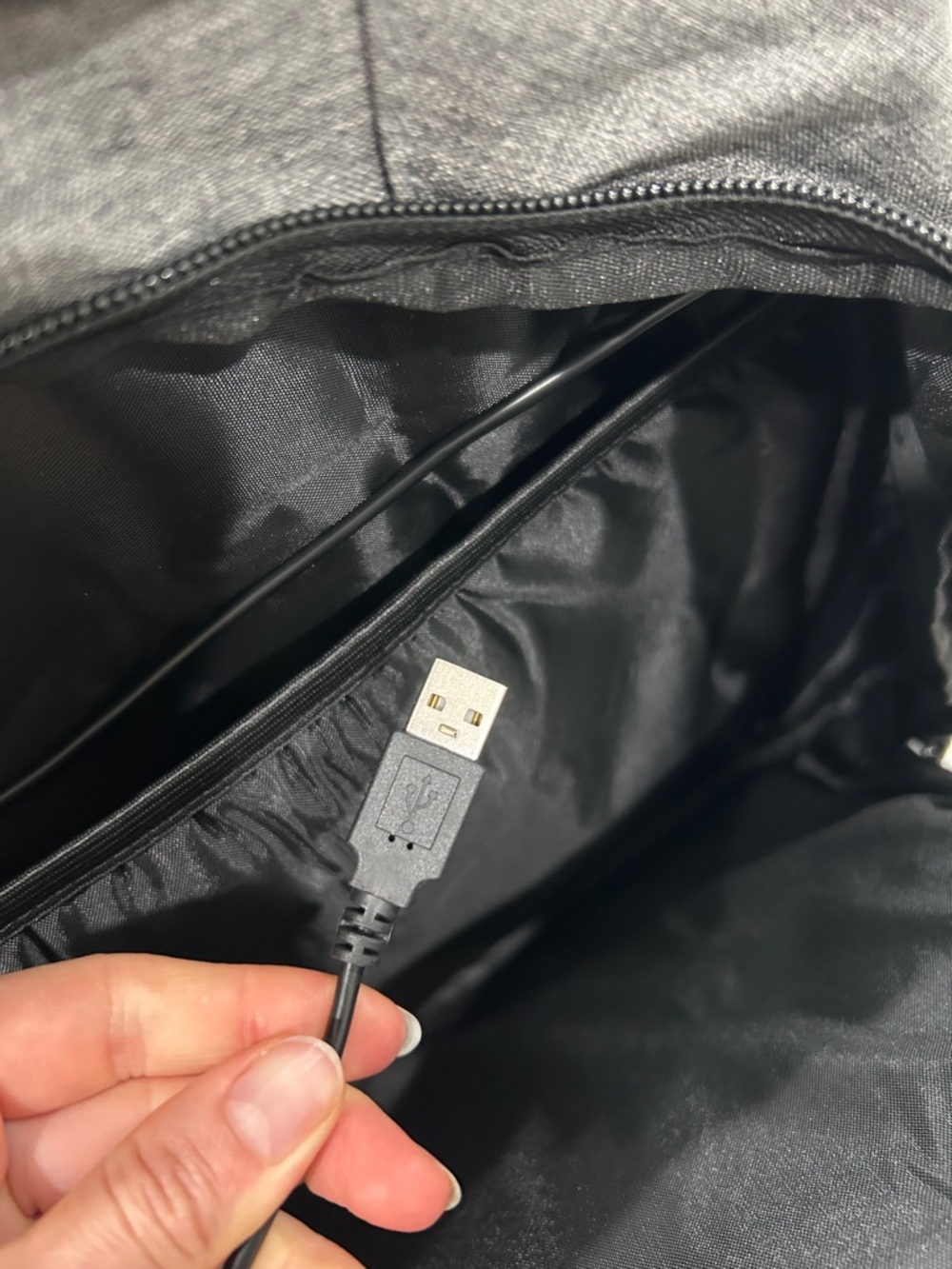 Heathered Laptop Backpack - Picture 7 of 8